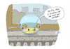 Cartoon: Endlich frei (small) by darkplanet tagged goldfisch,aquarium,freiheit,knast,wasser,fenster,gefängnis