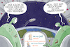 Cartoon: Bezos im All (small) by leopold maurer tagged bezos,jeff,amazon,branson,richard,space,all,weltraumflug,aliens