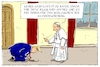 Cartoon: trump und papst (small) by leopold maurer tagged trump,usa,besuch,papst,vatikan,präsident,beichte,klimaerwärmung,russland,affäre
