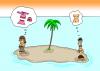 Cartoon: man and woman (small) by joruju piroshiki tagged desert,island
