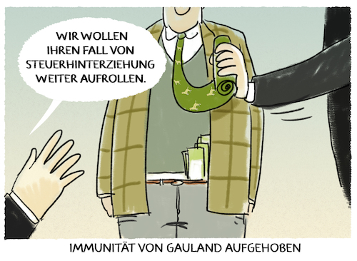 Cartoon: Finanzamt Frankfurt... (medium) by markus-grolik tagged immunitaet,afd,gauland,bundestag,steuerprobleme,steuerhinterziehung,immunitaet,afd,gauland,bundestag,steuerprobleme,steuerhinterziehung