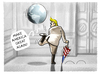 Cartoon: ... (small) by markus-grolik tagged trump usa amerika donald wahlkampf slogan chaplin charlie diktator
