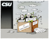 Cartoon: Ausgelagert... (small) by markus-grolik tagged maskenskandal,provision,nüsslein,deal,bereicherung,alfred,sauter,bayern,ex,justizminister,union,söder