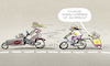 Cartoon: ..e-biking-mum... (small) by markus-grolik tagged muttermütterkonkurrenzdruck,leistungsdenken,status,fahrrad,fahrräder,elektro,ebike,familie,erziehung,helikopter,eltern,kid,kinder,frauen,perfektionismus
