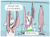 Cartoon: ... (small) by markus-grolik tagged job,fleich,massentierhaltung,schlachterei,wurstwaren,schweinefleisch,tönnies,saisonarbeiter,supermarkt,discounter,biofleisch,deutschland