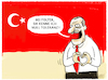 Cartoon: ...gegenstandslos... (small) by markus-grolik tagged erdogan,foltervorwuerfe,tuerkei,dennis,yuezel,istanbul,folter,dementi,europa,ankara