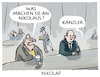 Cartoon: Terminiert... (small) by markus-grolik tagged nikolaus,regierungsbildung,kanzler,olaf,scholz,spd,ampel,deutschland