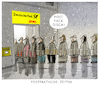 Cartoon: ...Warteschleife... (small) by markus-grolik tagged post,warteschlange,paketdienste,dhl,fake,news,infopaket,winter,weihnachten,online,business,zalando,amazon