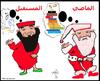 Cartoon: PAPA NOEL (small) by AHMEDSAMIRFARID tagged papa,noel,egypt,revolution