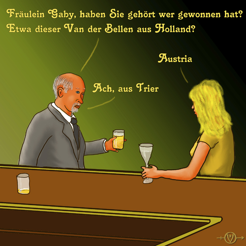Cartoon: Austria (medium) by PuzzleVisions tagged hofer,bellen,der,van,präsident,österreich,trier,austria,election,wahl,puzzlevisions