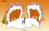 Cartoon: Throats (small) by Amorim tagged sudan,civil,war,hunger