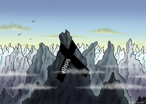 Cartoon: FLUGZEUGABSTURZ (medium) by marian kamensky tagged flugzeugabsturz,flugzeugabsturz