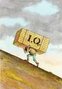 Cartoon: I.Q. (small) by marian kamensky tagged humor