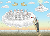 Cartoon: JOE IM HIMMEL ÜBER KABUL (small) by marian kamensky tagged vormarsch,evakuation,der,taliban,xi,jinping,in,kabul