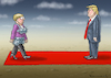 Cartoon: MERKEL MORGEN BEI PUSSY GRABER (small) by marian kamensky tagged obama,trump,präsidentenwahlen,usa,baba,vanga,republikaner,inauguration,demokraten,merkel,wikileaks,faschismus