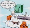 Cartoon: Als Gott Mann und Frau erschuf (small) by Tiemo tagged gott,gleichberechtigung,diskreminierung