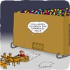 Cartoon: Überlast (small) by Fredrich tagged weihnachten,christmas,weihnachtsmann,santa,claus,pere,noel