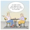 Cartoon: Vom Pontius zu Pilates (small) by Timo Essner tagged vom,pontius,zu,pilates,pilatus,hipster,wohlstand,gesellschaft,freizeit,lifestyle,wortspiele,city,modern,mondän,luxus,cartoon,timo,essner
