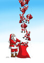 Cartoon: christmas (small) by Lubomir Kotrha tagged merry,christmas,jesus,christ