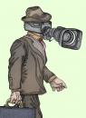Cartoon: The XXI Century Tourist (small) by javierhammad tagged camera cameranman tourist traveller tech