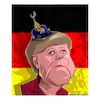 Cartoon: Angela Merkel (small) by FARTOON NETWORK tagged angela,merkel,chancellor,germany,refugee,elections,caricature,cartoon,immigration