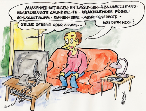 Cartoon: Was denn noch... (medium) by thomasH tagged türkei,akp,putschversuch,verhaftungswelle,säuberungen,berufsverbote,ausreiseverbote,grundrechtsverletzungen