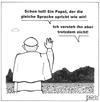 Cartoon: Der Papst in Deutschland (small) by BAES tagged papst,benedikt,xvi,deutschland,papstbesuch