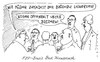 Cartoon: ab dafür (small) by Andreas Prüstel tagged fdp,brüderle,landtagswahl,rheinlandpfalz