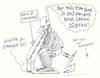 Cartoon: dieser tage (small) by Andreas Prüstel tagged sarrazin integration muslime akwlaufzeiten bahnhofstuttgart polen kriegsbeginn gesundheitspolitik hartz4