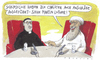 Cartoon: diskurs (small) by Andreas Prüstel tagged christentum,islam,terroranschläge,luther,reformation,wittenberg,tvdiskussion