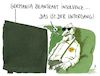 Cartoon: germania (small) by Andreas Prüstel tagged fluggesellschaft,germania,der,untergang,film,drittes,reich,cartoon,karikatur,andreas,pruestel