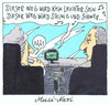 Cartoon: musi-navi (small) by Andreas Prüstel tagged navigationssystem,tomtom,songtext,xaviernaidoo