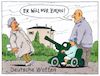 Cartoon: nur zielen (small) by Andreas Prüstel tagged deutsche,waffenexporte,steigerung,krisengebiete,cartoon,karikatur,andreas,pruestel