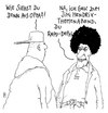 Cartoon: themenabend (small) by Andreas Prüstel tagged rock,musik,jimi,hendrix,rapp,opa,enkel,depp,themenabend,cartoon,karikatur,andreas,pruestel