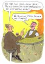Cartoon: tresen-thesen (small) by Andreas Prüstel tagged bar,film,literatur,houellenbecq
