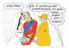 Cartoon: vogelhochzeit (small) by Andreas Prüstel tagged großbritannien,royalehochzeit,kate,william,queen