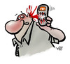 Cartoon: canibale phone (small) by kap tagged phone commnication telefono