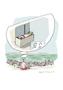 Cartoon: Strandtraum (small) by Mattiello tagged sommer urlaub ferien