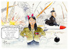Cartoon: Rote Linien (small) by Paolo Calleri tagged ukraine,krieg,russland,westen,nato,kampfpanzer,lieferung,nordkorea,kim,kritik,waffen,militaer,politik,karikatur,cartoon,paolo,calleri