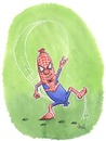 Cartoon: Spiderwuaaaarst (small) by mele tagged spiderman wurst comic