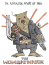 Cartoon: Wombatinator (small) by mele tagged schwarzenegger,wombat