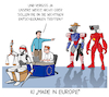 Cartoon: KI - Made in Europe (small) by Cloud Science tagged ki künstliche intelligenz maschinelles lernen china usa europa ethik technologie werte