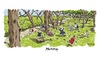Cartoon: Muttertag (small) by Bettina Bexte tagged muttertag,vatertag,geschenk,mutter,hausfrau,familie,kinder,ausflug,picknick