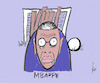 Cartoon: Mbappe (small) by tiede tagged frankreich,schweiz,mbappe,elfmeter,tiede,cartoon,karikatur