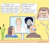 Cartoon: Taliban verschwunden (small) by Barthold tagged afghanistan,taliban,vizeregierungschef,verhandlungsführer,katar,doha,gemäßigt,streit,regierung,verschwinden,reise,kandahar,sachlage,unklar,ehepaar,fernseher,marietta,slomka,schicksal,jamal,khashoggi,cartoon,karikatur,barthold