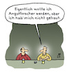 Cartoon: Berufswahl (small) by Lo Graf von Blickensdorf tagged angst,forscher,beruf,angstforscher,männer,berufswahl,theke,tresen,berufsberatung,angsterkrankung,nerven,arzt