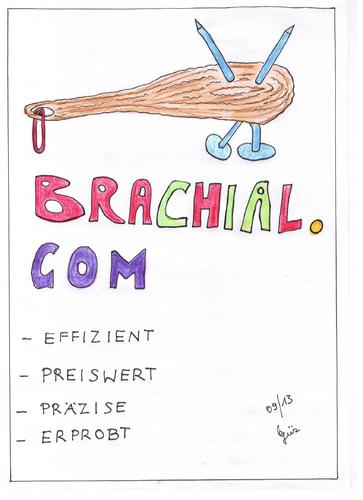 Cartoon: RE BRAND  BRAcHiaL (medium) by skätch-up tagged network,computer,com,internet