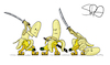 Cartoon: Samurai-Banane (small) by Sven Raschke tagged obst,banane,kampfsport,samurai,japan,katana