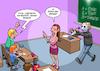 Cartoon: Killer im Unterricht (small) by Chris Berger tagged killer,mörder,schule,unterricht,lehrerin,schüler,englisch,aussprache,fremdsprachenunterricht,schulstunde,klasse