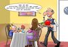 Cartoon: Kinderteller (small) by Chris Berger tagged pumuckel,kinderteller,gericht,zigeuner,schnitzel,namensgebung,restaurant,angebot